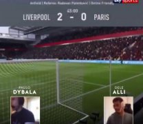 迪巴拉 FIFA20 对阵阿里，小迪控制利物浦进球后高唱 YNWA